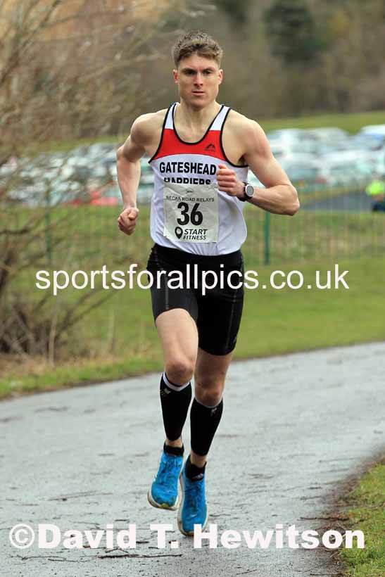 Senior Men and Veterans (Over 40s), 2023 NECAA Royal Signals Relays, Hetton le Hole, County Durham. Photo: David T. Hewitson/Sports for All Pics
